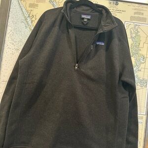Patagonia Men's Black 1/4 Zip Better Sweater